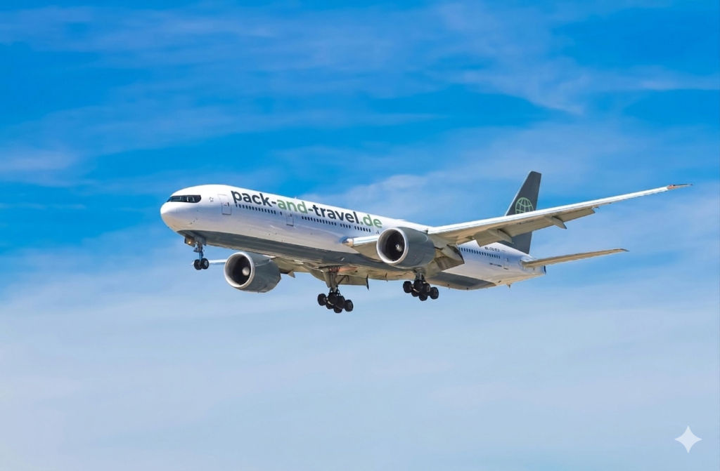 Flugzeug in der Luft