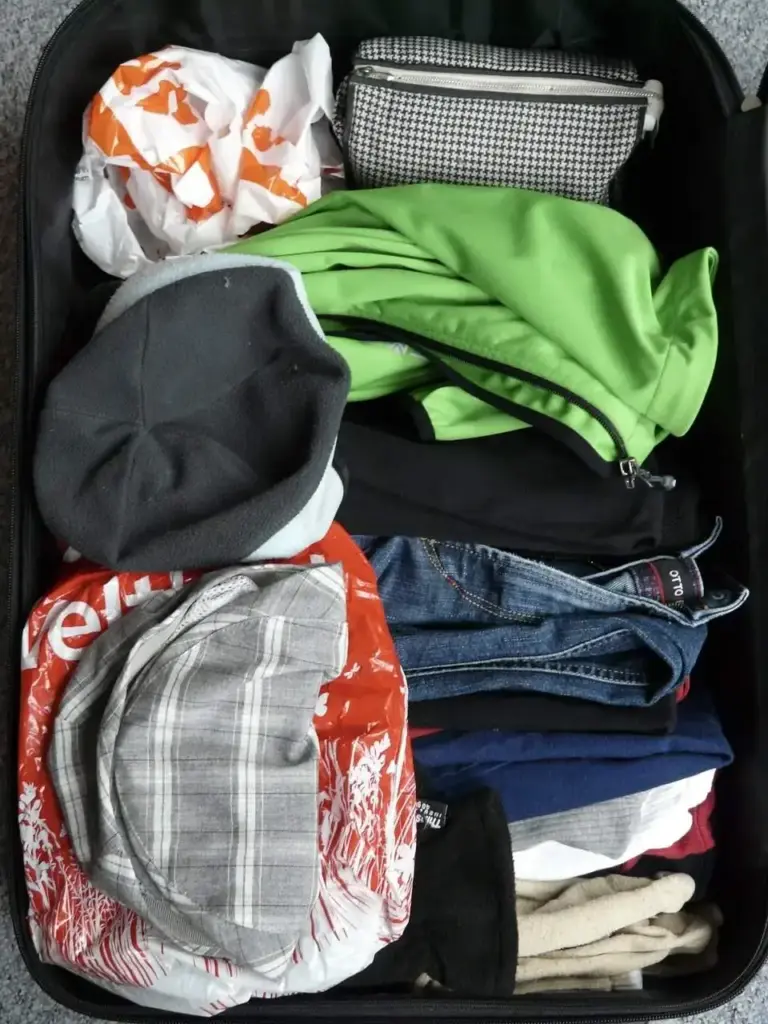 Packliste Klassenfahrt - Koffer packen