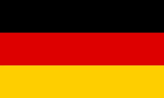 Flagge von Deutschland im Guide für eine unkomplizierte Urlaubsplanung mit Kleinkind